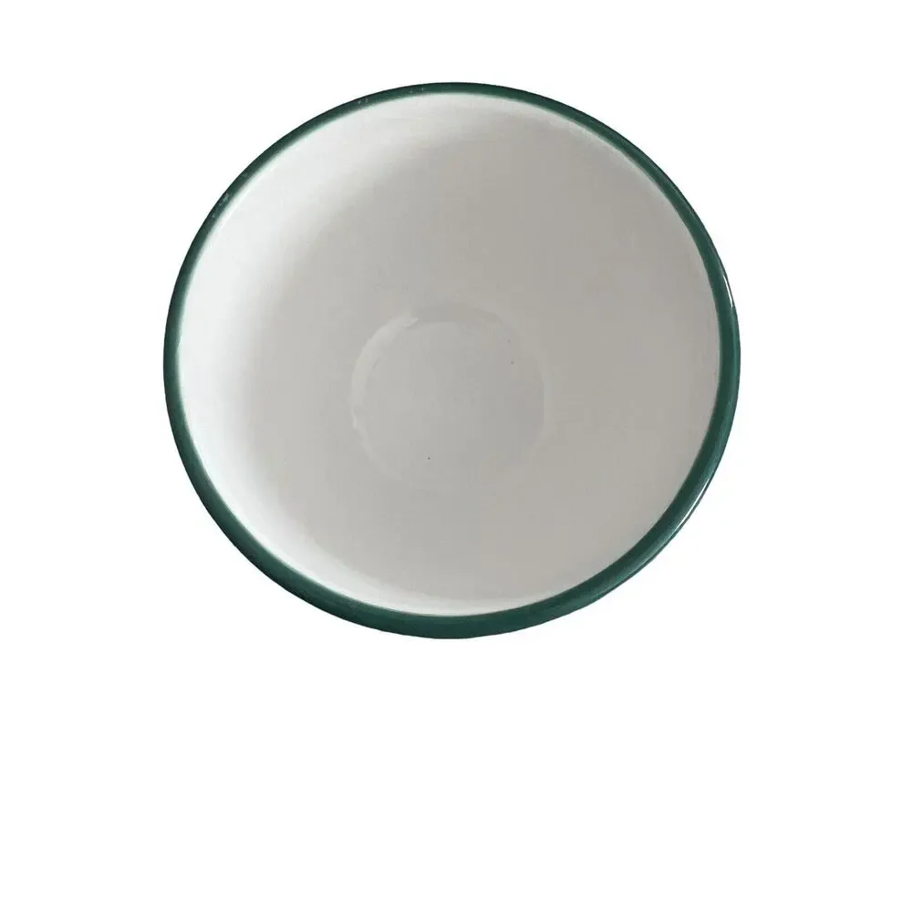 Boston Warehouse Trading Corp. Green with White Polka Dots Bowl 2006 Cute